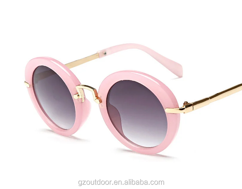2016fashion plastic round frame children sunglasses,healthy uv400 pc lenses CE goggles,wholesale mirror hot sale OEM spectacles