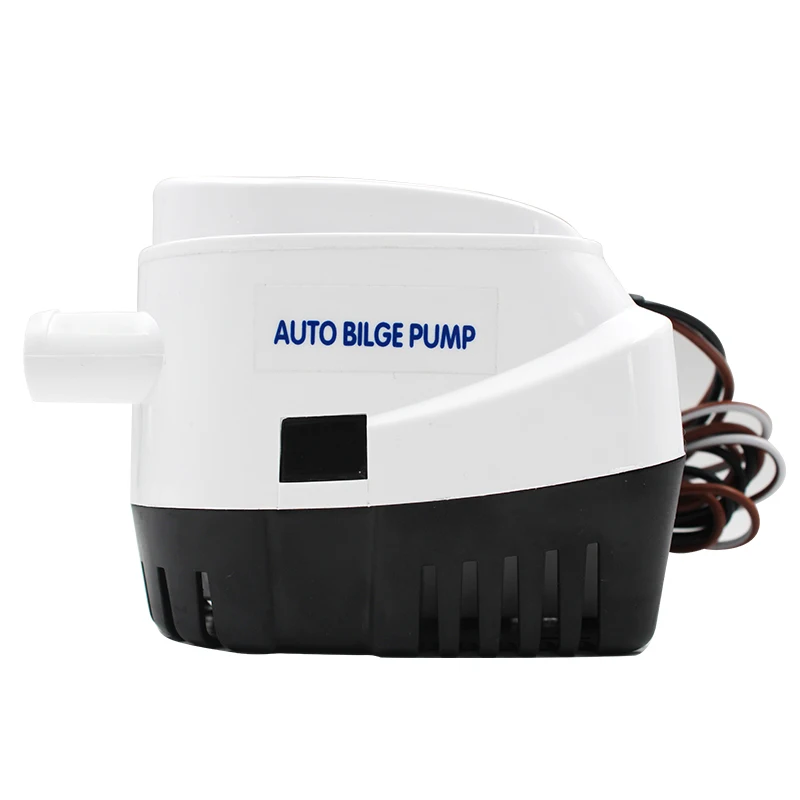 12/24V Automatic Bilge Pump Submersible Built-in Float Switch 600/750/1100GPH For Marine Boat RV Caravan