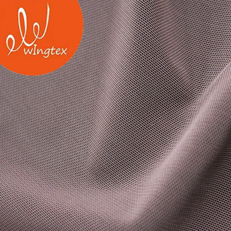 Nylon Elastic Anti Slip Mesh 85% Nylon 15% Spandex Underwear Fabric