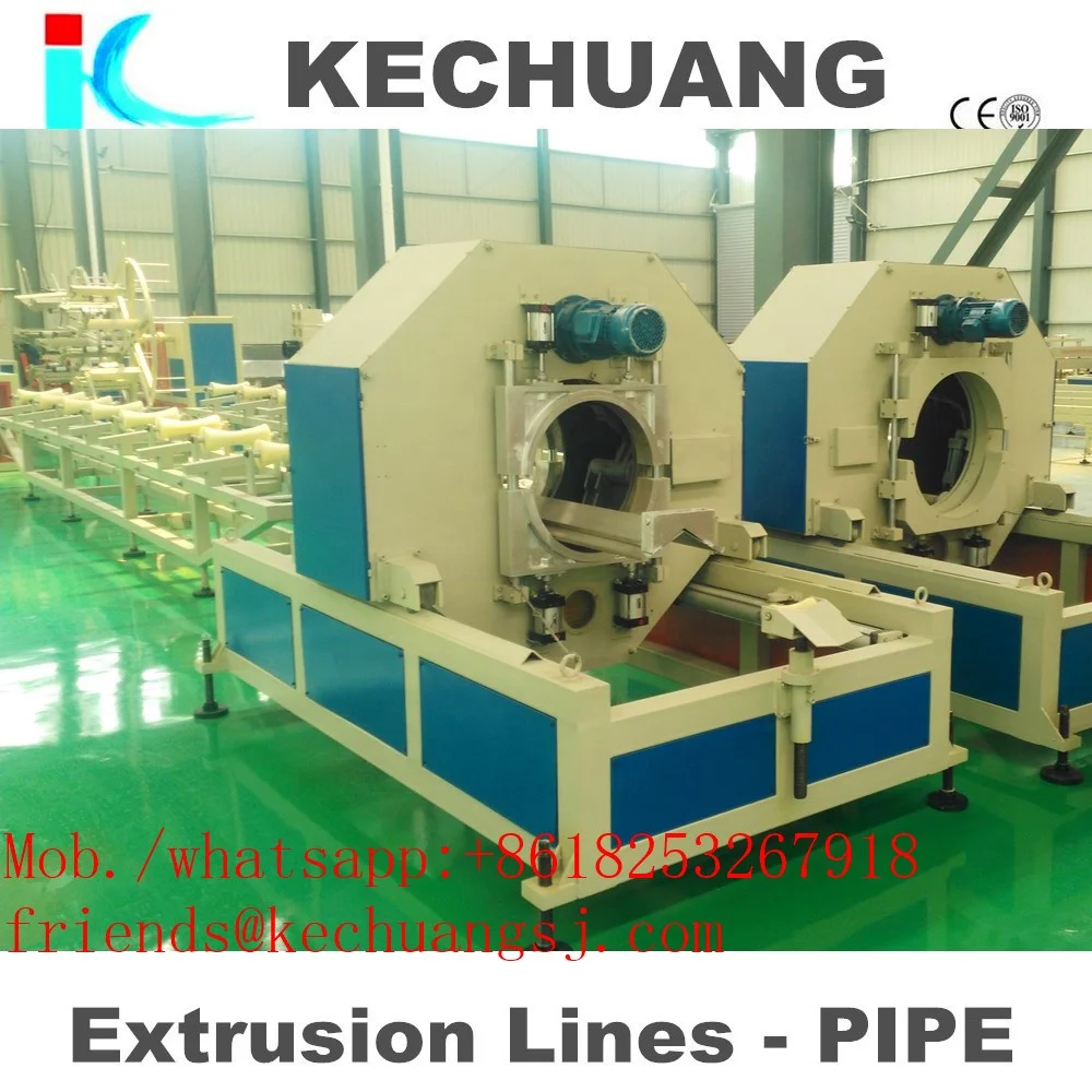HDPE PE large diameter plastic pipe extrusion machine