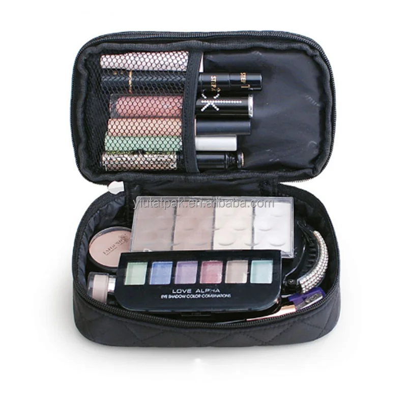 Avon Audit Cosmetic Bags Makeup Case Bag Polyester Quilted Makeup Beauty Case