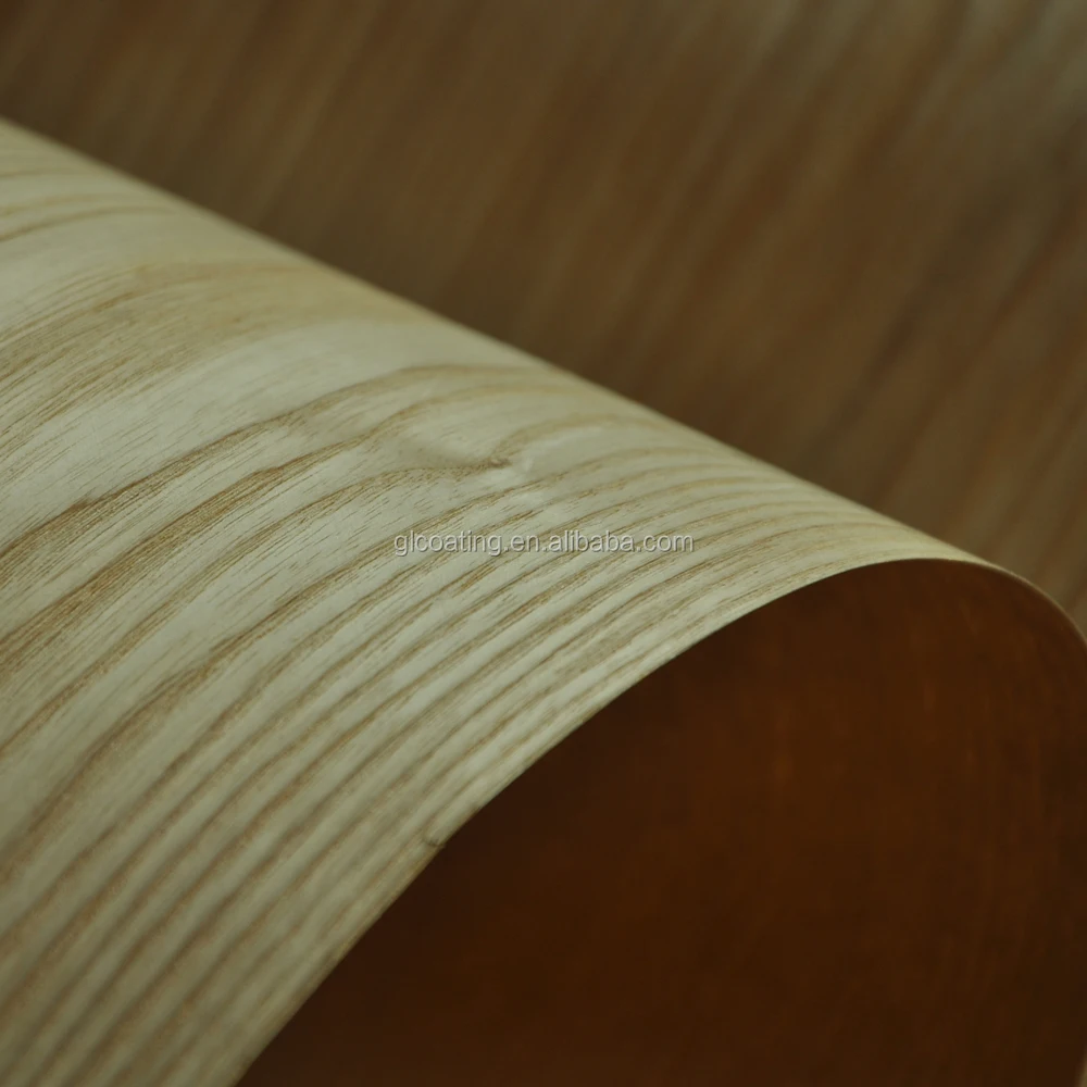 
Bookmatched Natural Chinese Ash Craft Paper Back Wood Veneer for panel 