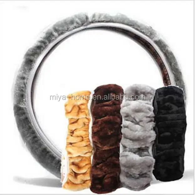 Плюшевый чехол на руль автомобиля/теплый руль/зимний