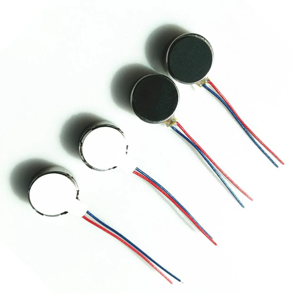 
3V DC 10x2.7MM coin vibrator motor Rated current 80mA with wires 