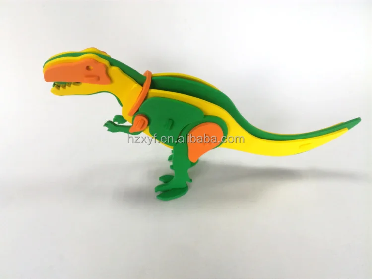 EVA foam funny 3D Tyrannosaurus Rex dinosaur puzzle
