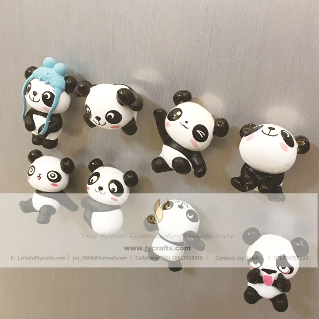 new arrival 3D panda shaped Fridge Magnet for home decor