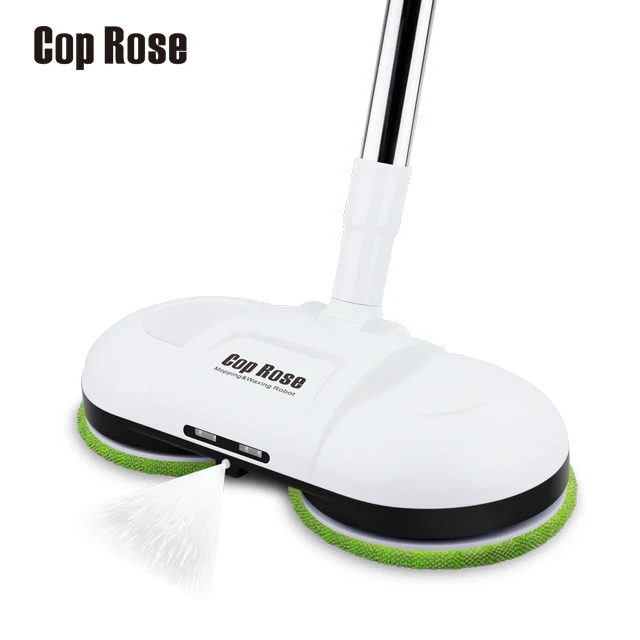 Telescopic Cordless/Wireless Electric Floor Mop&Waxer, Cordless/Wireless Vacuum Cleaner, Mopping Robot Cop Rose F528A