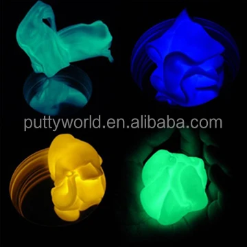 
Christmas gift glow in the dark putty in surprise egg for kids 