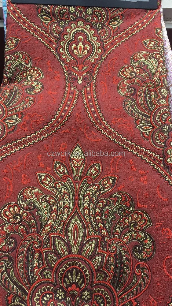 80yds MOQ metallic jacquard fabric fashion dress coat bright cloth fabrics