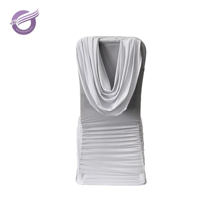 YT09873 factory price fancy Banquet Spandex Chair Cover Hotel White Chair Cover