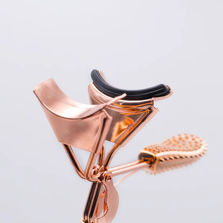 Wholesale Makeup Bling Rose Gold Eyelash Curler Low Moq Customized Private Label