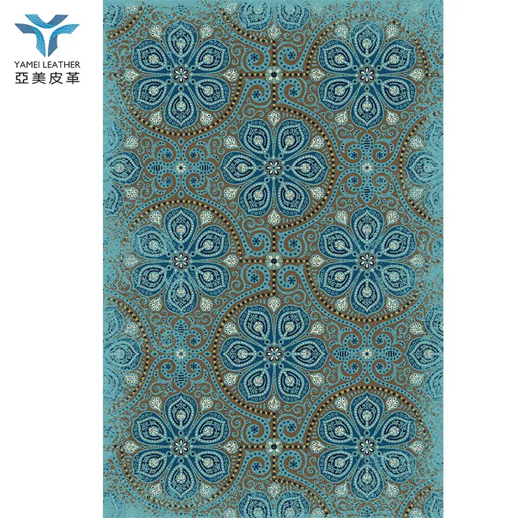 UV Print Vintage PVC Carpet Vinyl Mat for Home Decoration Area Rug
