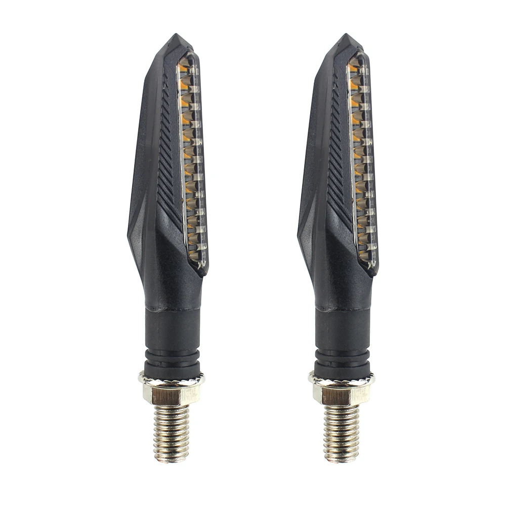Universal Motorcycle Bike LED Amber Turn Signal Blinker Light Indicators