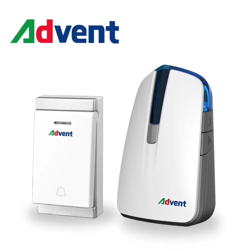 Wireless battery operated doorbell IP47 waterproof kinetic bell push doorbell