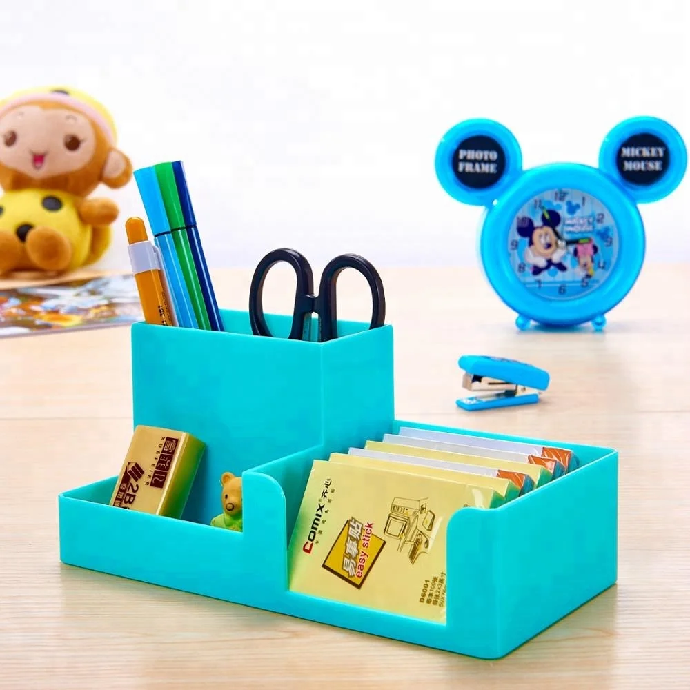 
Promotional Colorful Plastic Pen Holder Custom Logo 