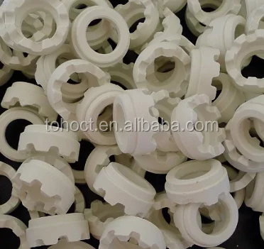 Welding Brown/Yellow/White Cordierite ceramic ferrule for welding stud