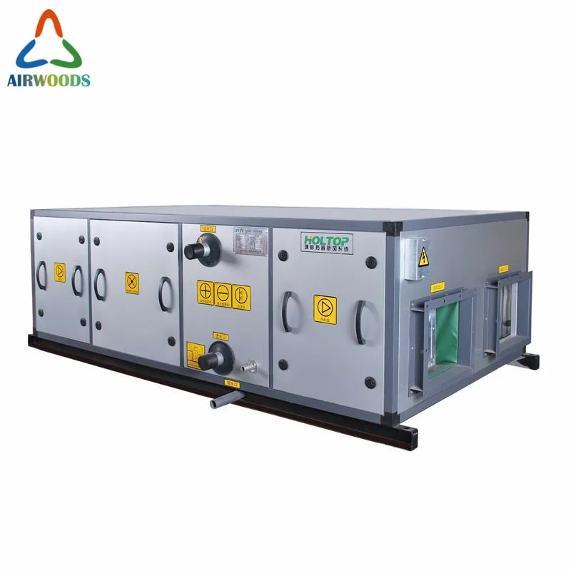 Переменный воздушный поток кондиционера AHU с вентилятором катушки блока для различных заводов