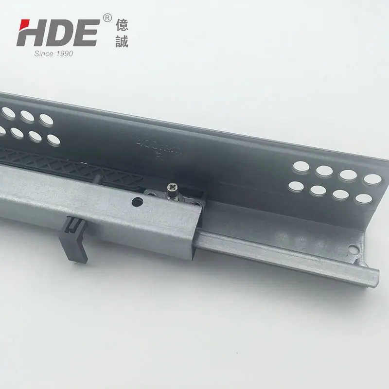 High-performance concealed furniture accessories drawer slides partial extension soft closing undermount slides