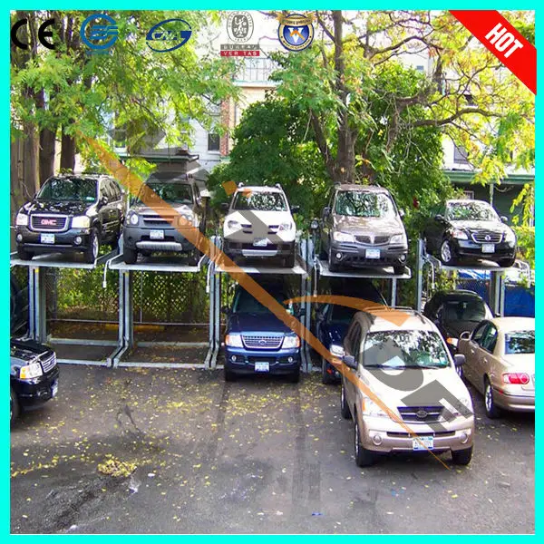 Независимая парковка на 2 уровня с приямком