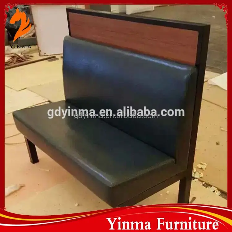 Double booth 4 seater sofa set for restaurant