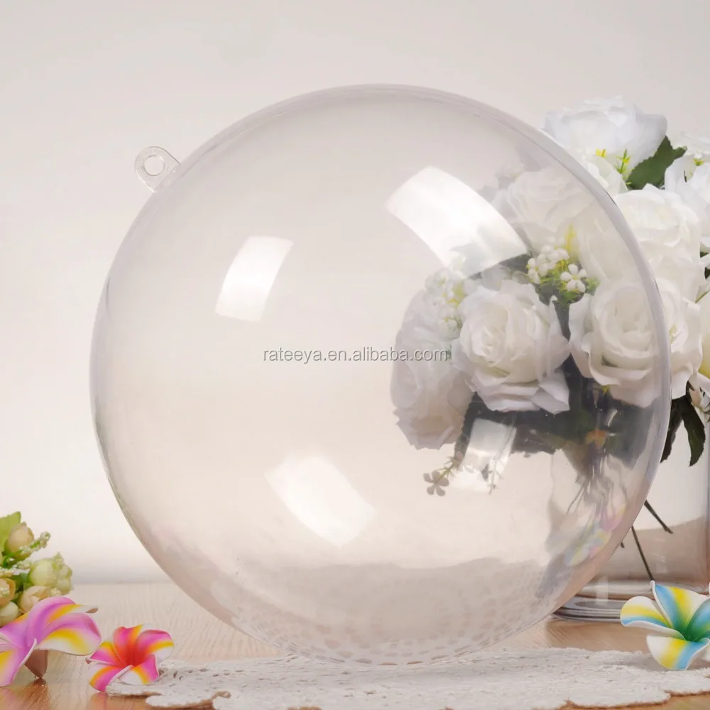 High Quality Factory Direct Sale Large Plastic Balls Transparent Plastic Big Open Ball-30CM  Supply 4-40cm balls
