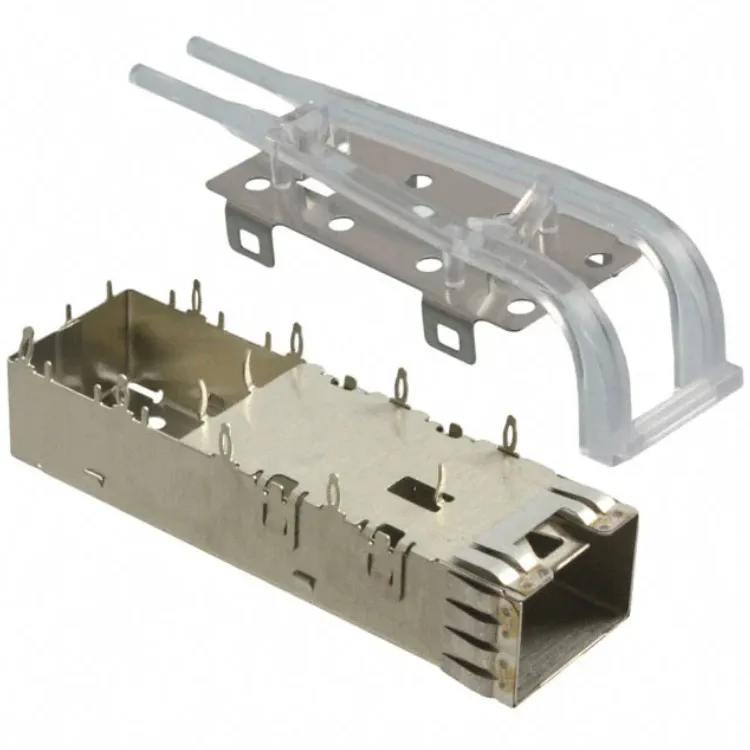 SFPK-SL-MECT-110-01-M-D-RA1 without light pipes fiber socket SFP CAGE Connector