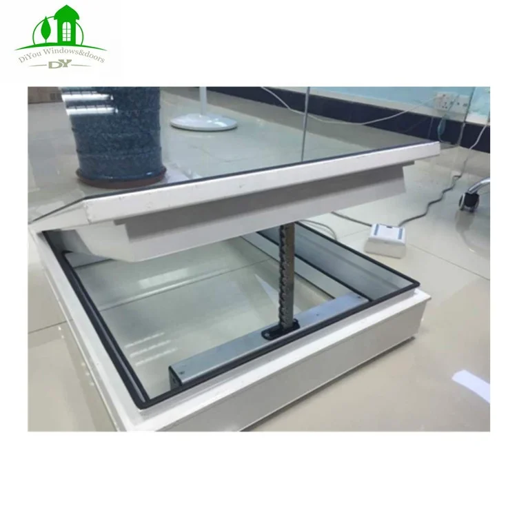 Insulated With Remote Control Motorized Roof Skylight