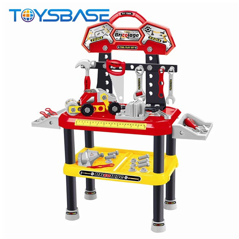 2018 New Products Boy Pretend Play Diy Self Loading Mechanic Tool Set