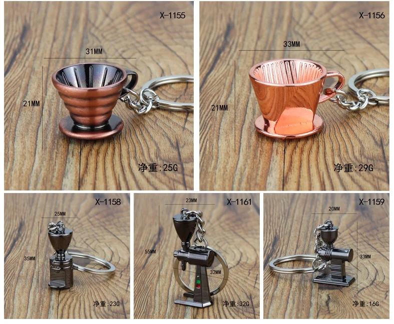 COFFEE CUP soft enamel keychains