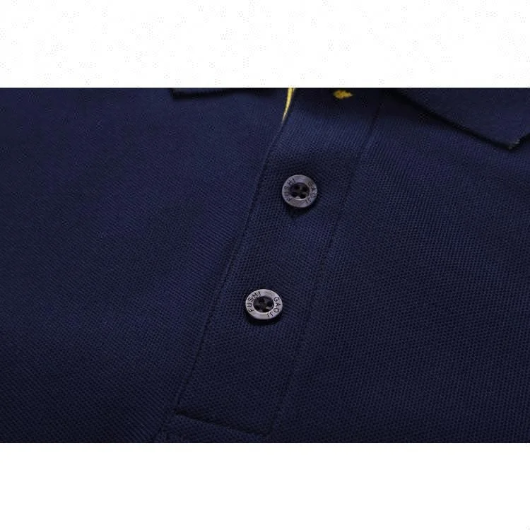 Different color collar polo shirt sewing machine