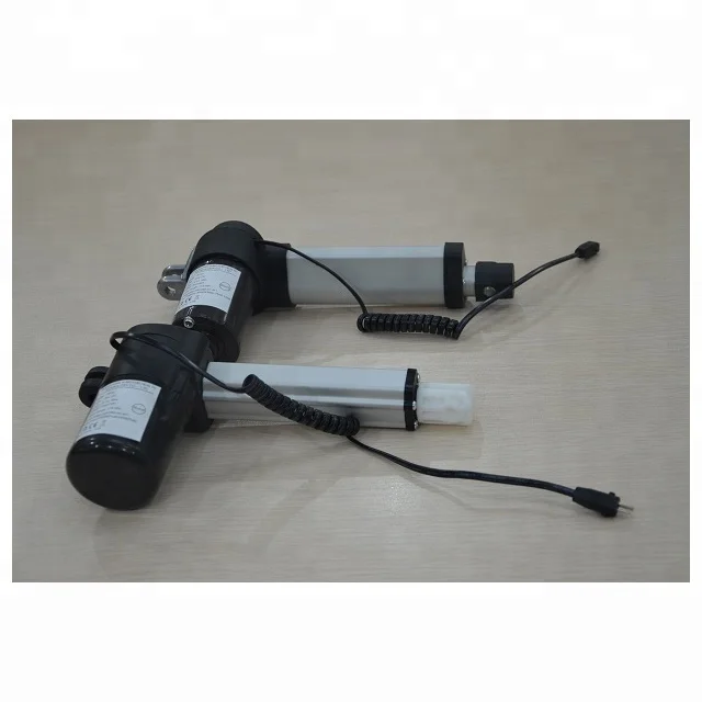 
12V/24VDC spring loaded servo motor linear actuator 6000N 