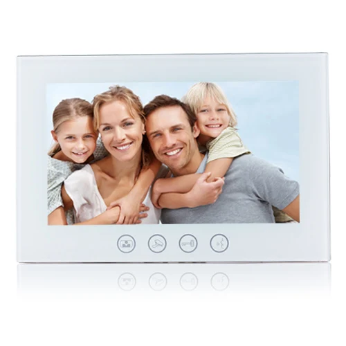 Cat5/Ethernet Cable 12 Apartments Video Door Phone 10inch touch key smart doorbell