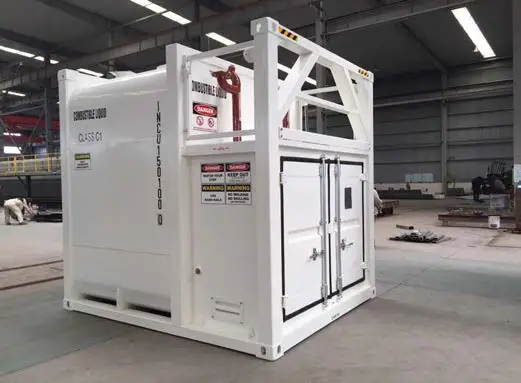 
10ft ITR Series Self Bunded Tank Container, double walled tank 