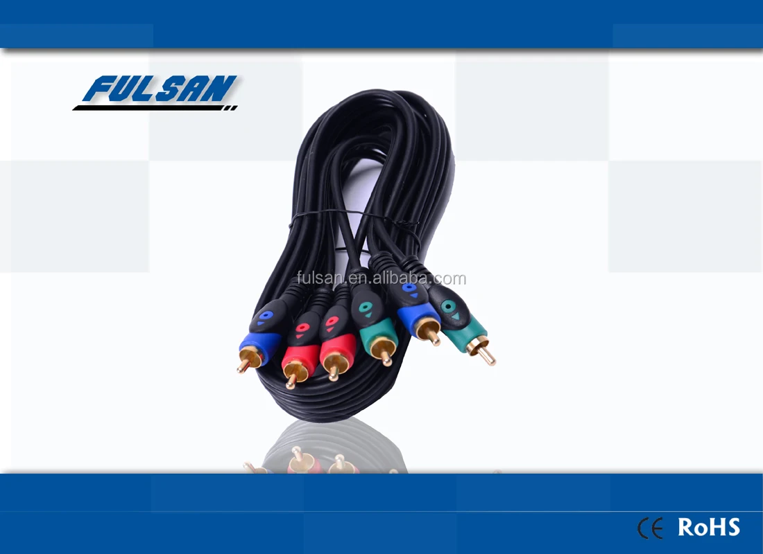 RGB Cable 3RCA to 3RCA A/V Cable 1.5M 1.8M 2M 3M 5M 7m 10m 15m 20m 25m