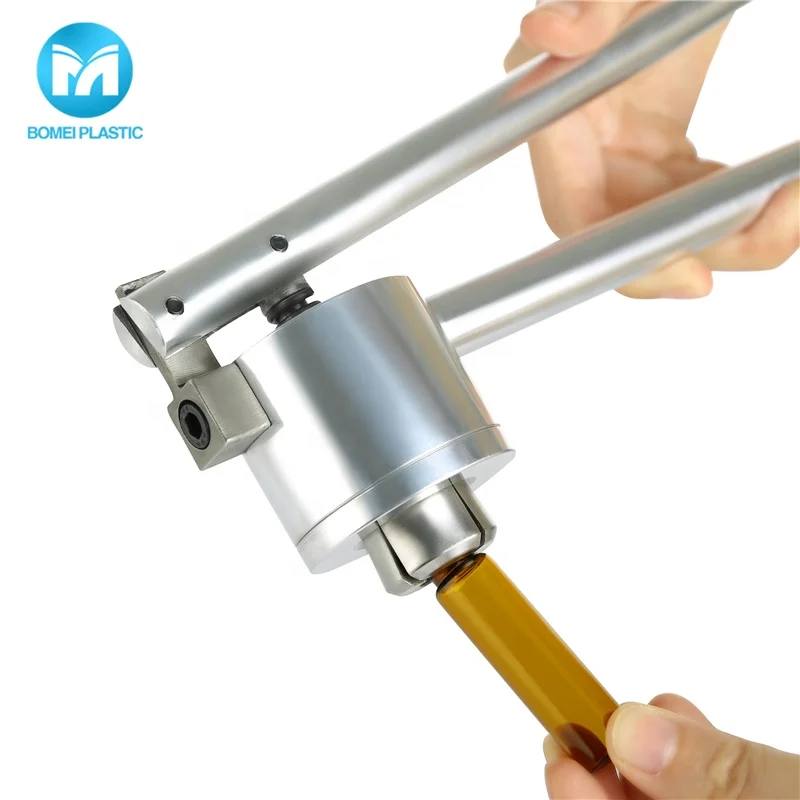Wholesale 13 15 20mm Stainless Steel Manual Glass Vial Bottle Crimper Hand Capping Crimper Seal Decapping Tool