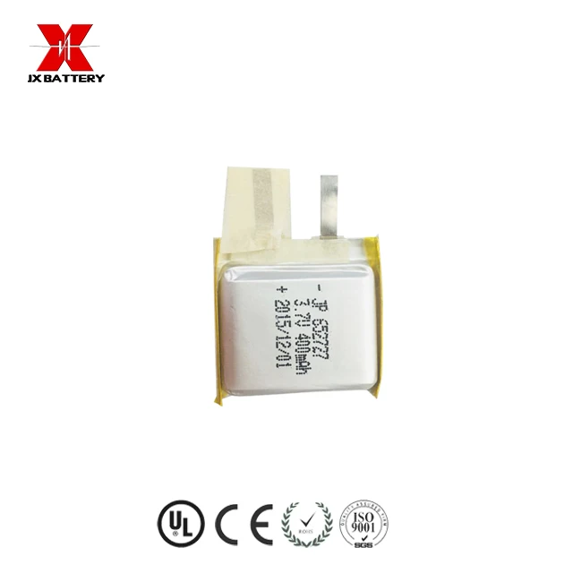 factory battery 653030 3.7v 400mAh rechargeable certificated li po battery for uav