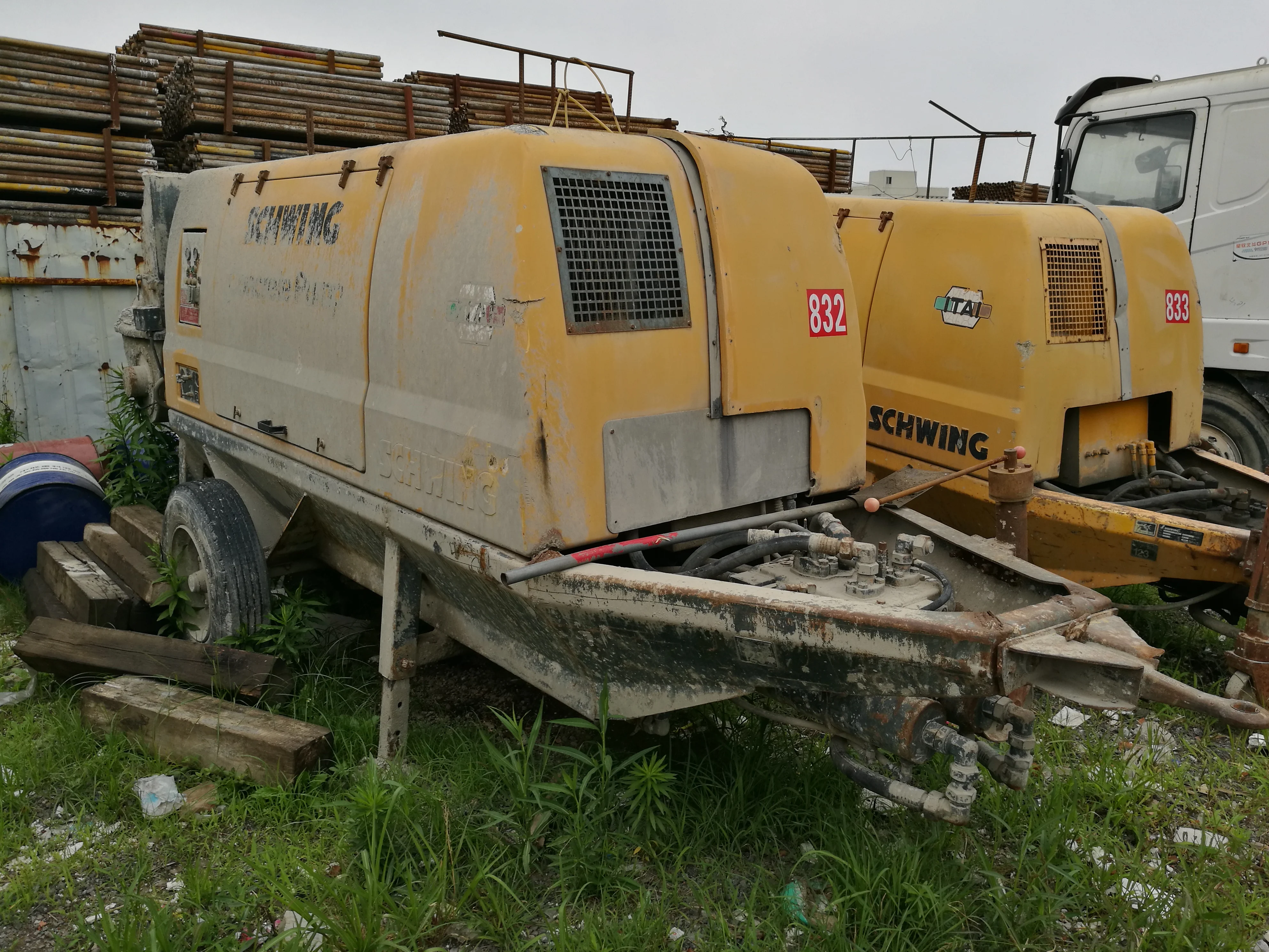 BP1800 electrical used concrete pump