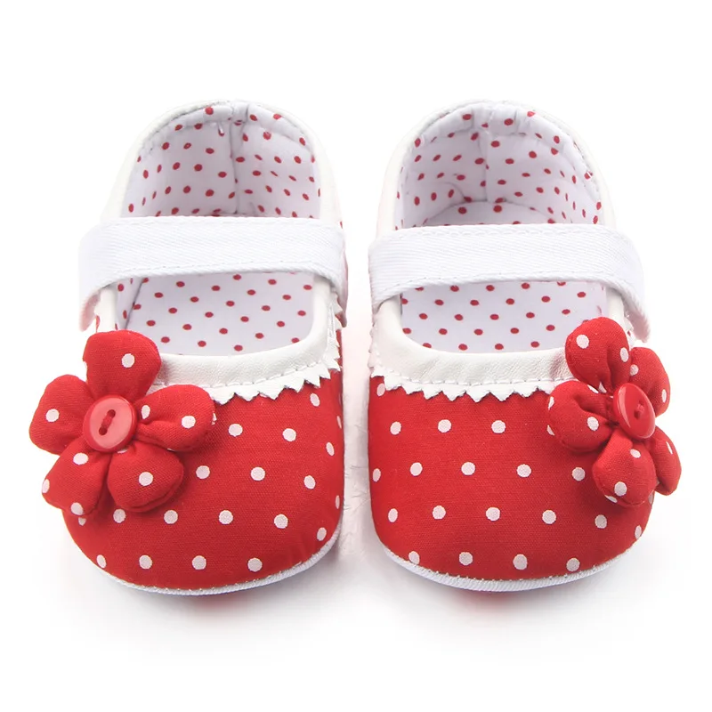 New arrival first walking prewalker baby girl shoes with beautiful flower design