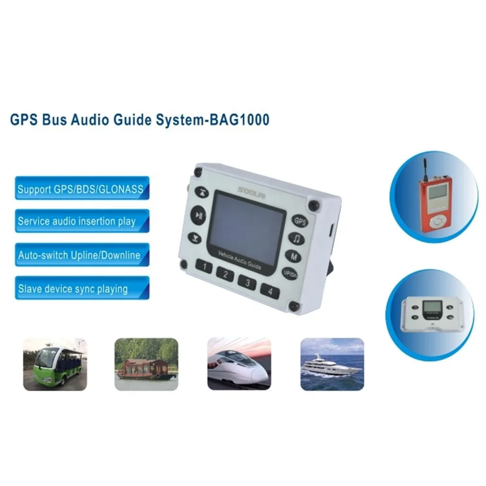 Practical vehicle  GPS audio guide system BAG-1000 series