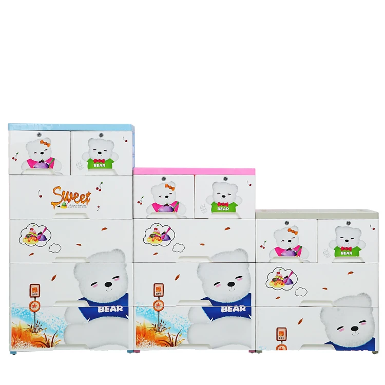 Вместительный детский пластиковый ящик, дизайн шкафа для одежды