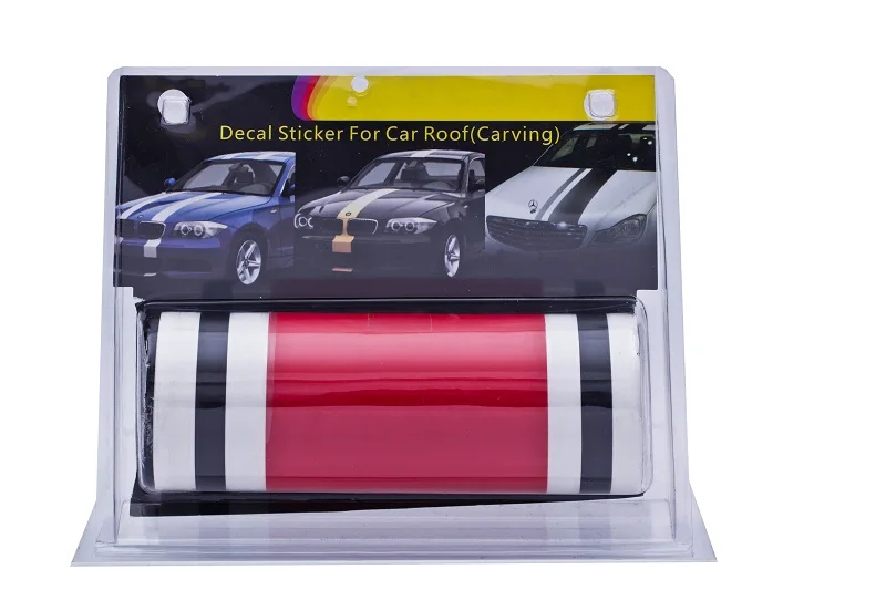 Carlas Car Body Racing Stripes Cover Sticker Roof Line Stickers PVC Decoration Car Sticker