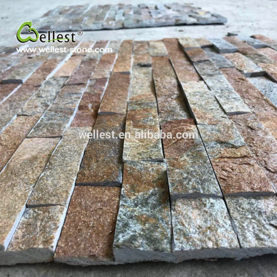 flexible stone veneer natural rustic slate wall cladding stone for exterior wall