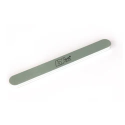 Custom logo printed greyish green personal care sponge polished nail buffer