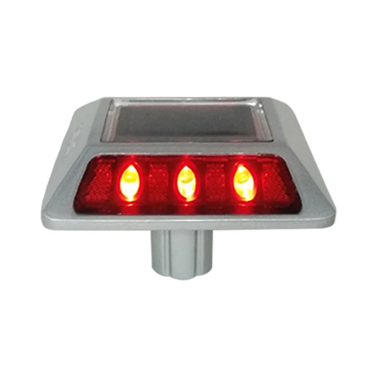 Aluminium Flashing Solar Road Stud Circular Solar Pavement Marker