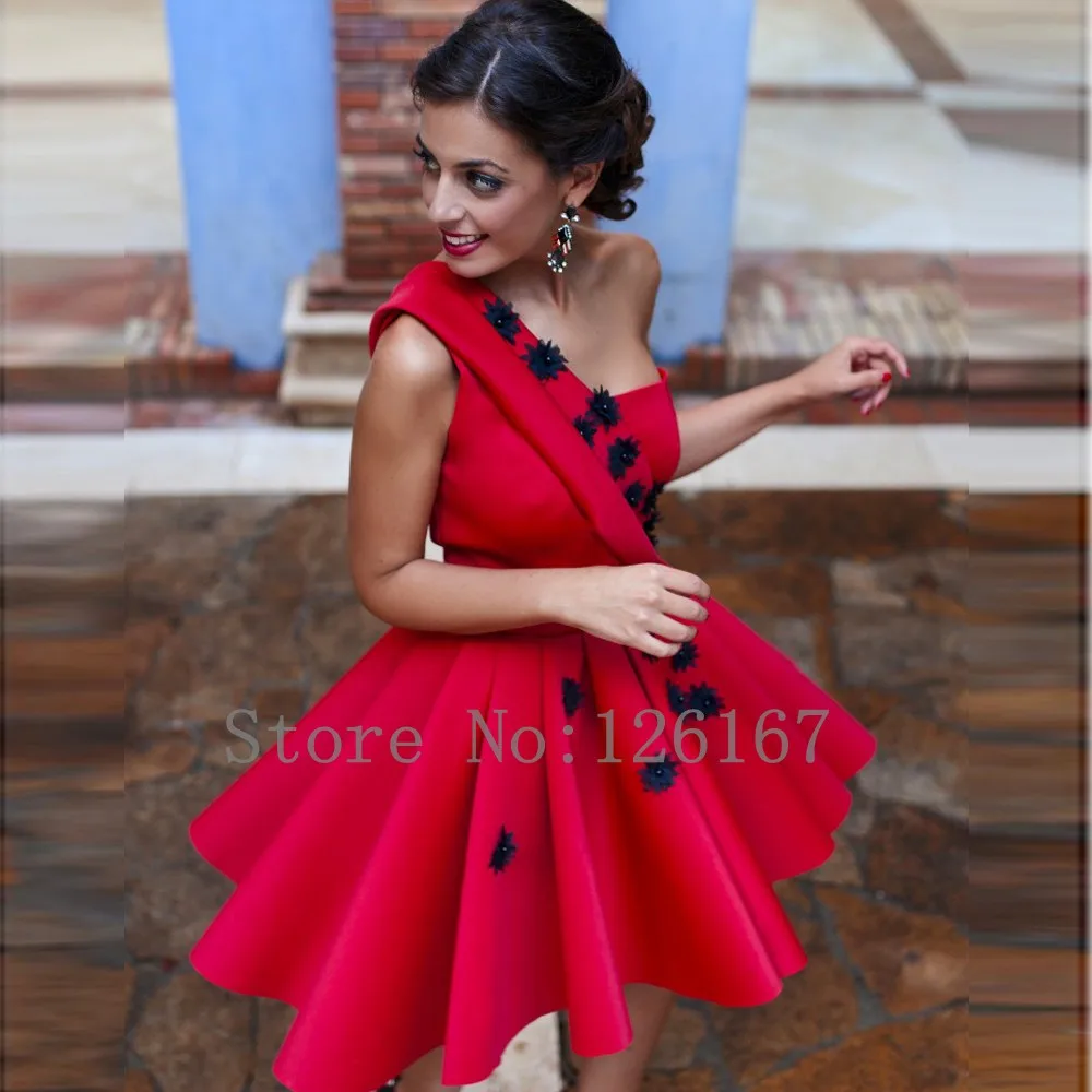 red spanish style dress