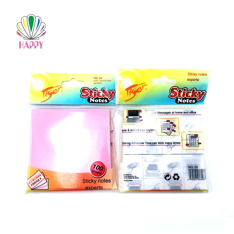 Hot sale sticky note pad Sticky Notes custom logo print sticky note