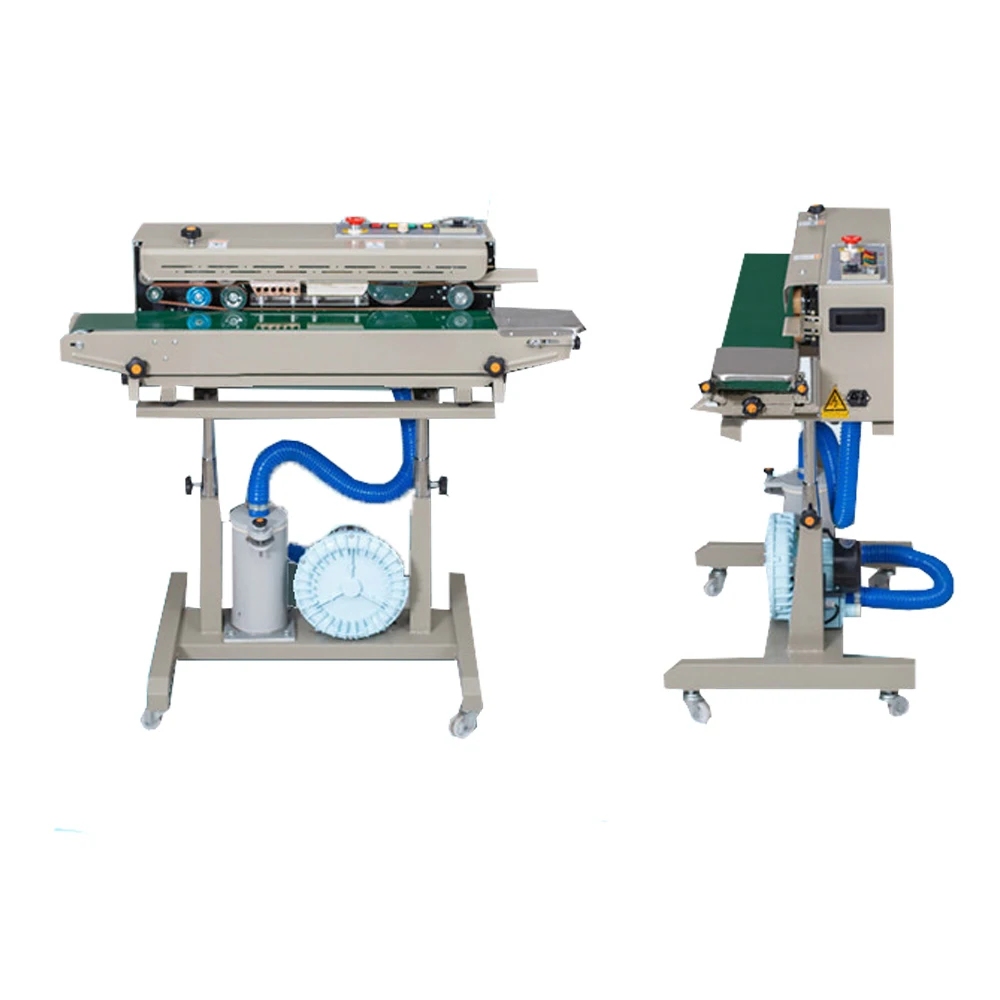 Mini Inflated Continuous Band Sealer With Nitrogen Gas Flushing Filling