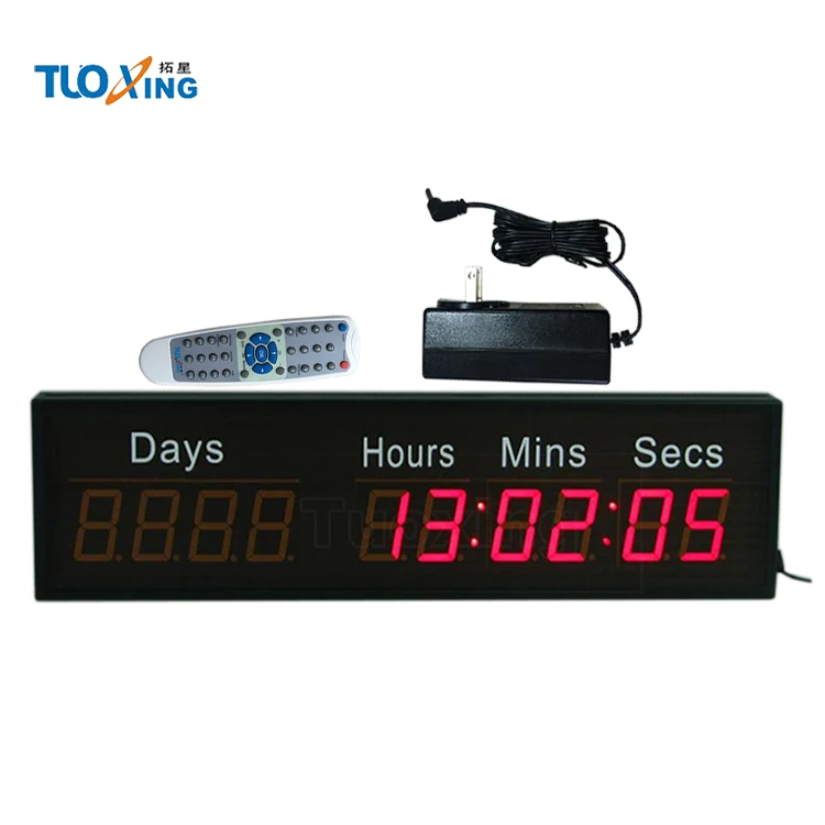 10000 days LED digital countdown timer wall mount