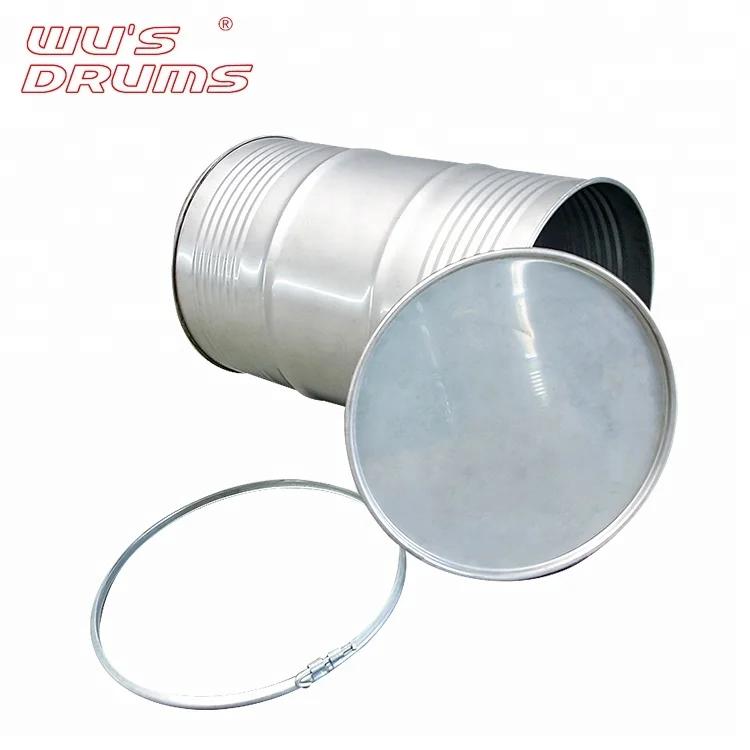 WS Open Head Galvanized Steel 10 Gallon Metal Barrels For Sale