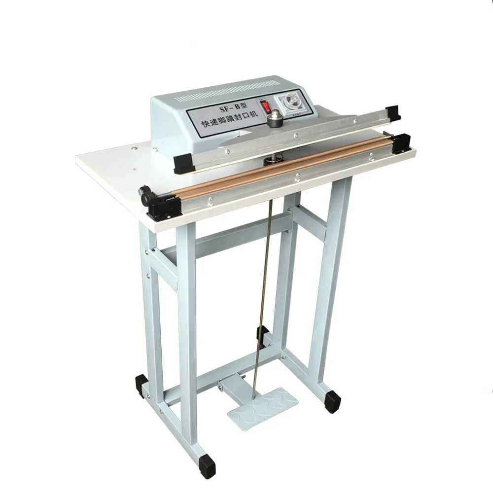 Пакеты для картофельных чипсов и соли с педалью ручная машина теплоизоляции пластиковых